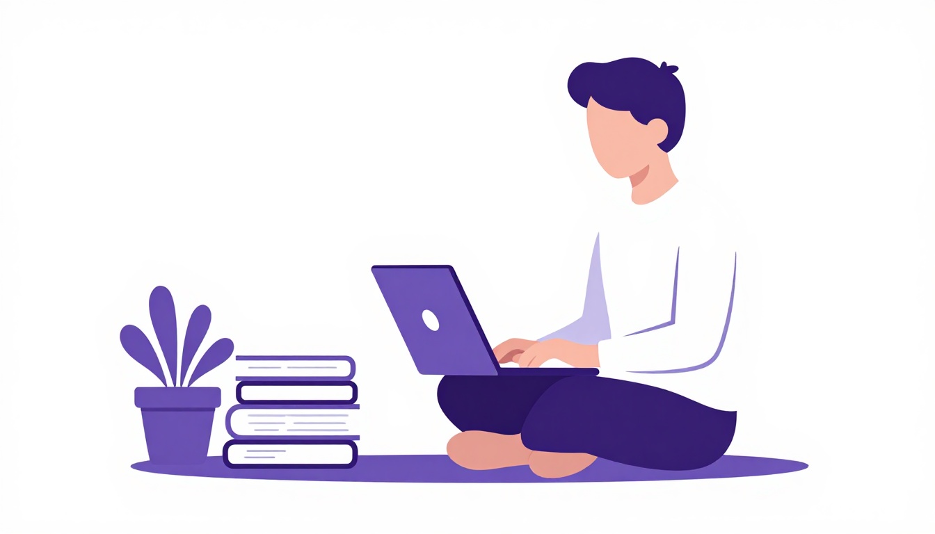Ícones de plataformas de freelancer em uma tela de computador representando a busca por clientes americanos