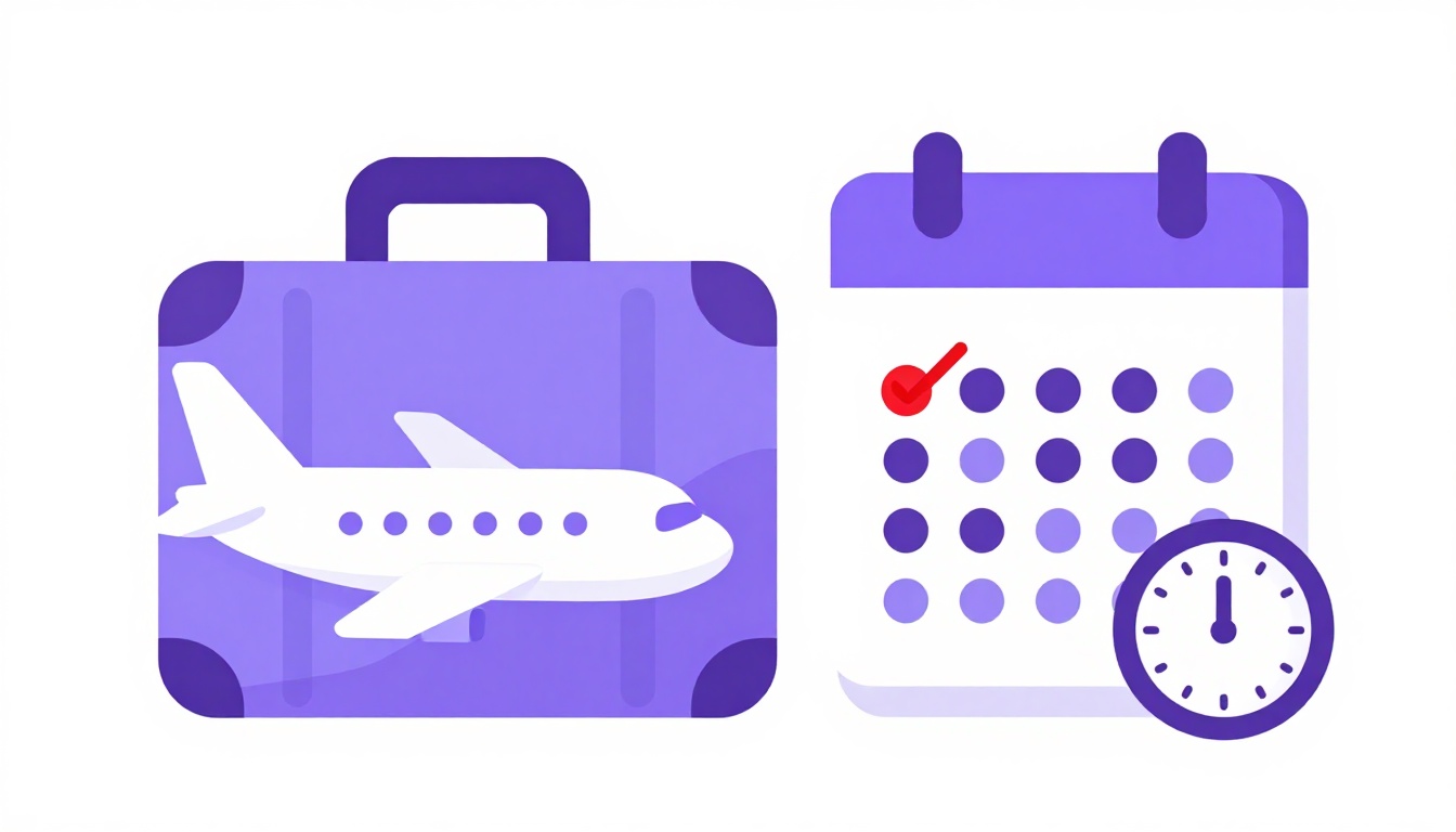 Calendario com data proxima marcada em vermelho representando pedido urgente de entrevista