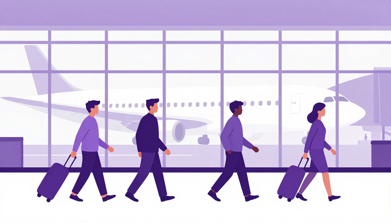 Painel de partidas de um aeroporto internacional mostrando voos e portões de embarque