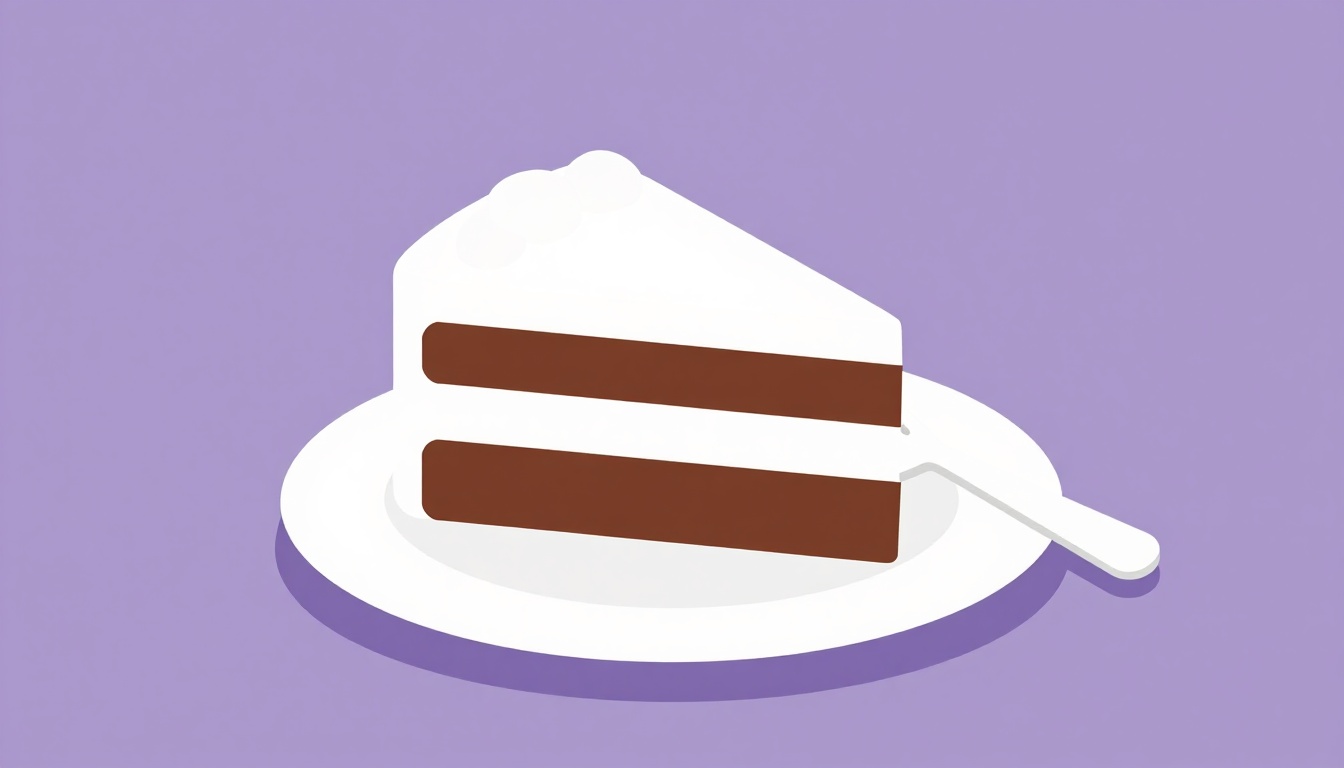 A slice of layered cake on a plate with a fork