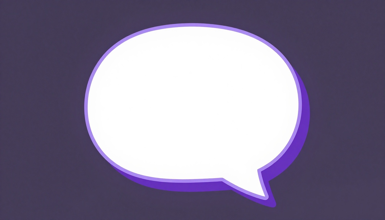 A smartphone glowing with an empty speech bubble shape, representing texting slang