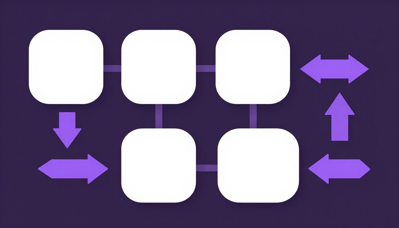 Five blank app icons with arrows pointing off in different directions, one per Comigo lookalike