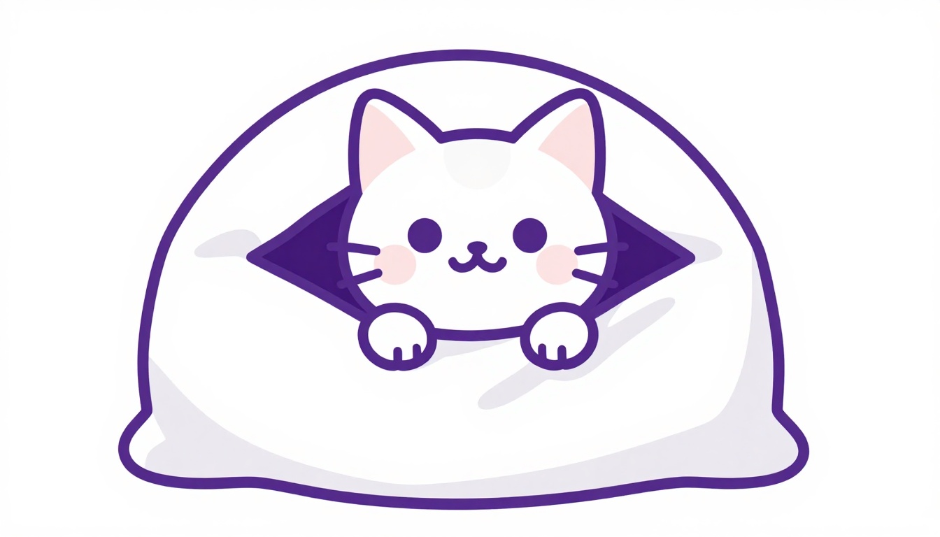 Um filhote de gato espiando de dentro de uma bolsa de pano aberta, ilustrando a expressão deixar o gato sair da bolsa