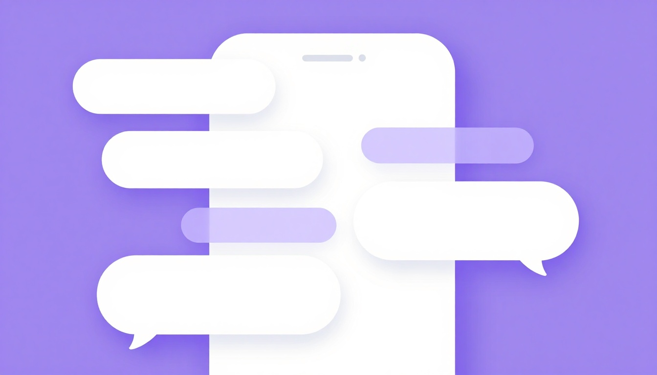 Tela de celular com conversa de mensagens usando cumprimentos em inglês como hi e hey