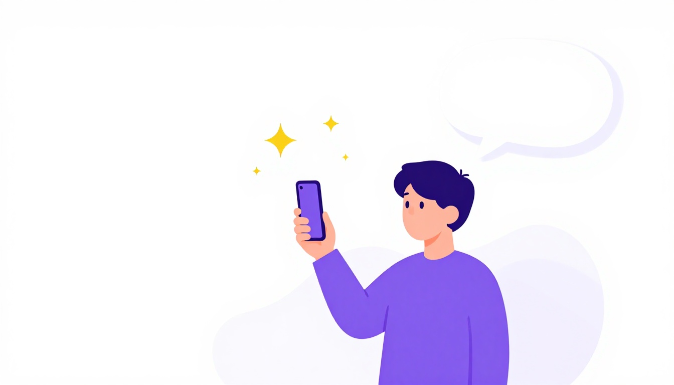 Una persona haciéndose un selfie con destellos de luz alrededor