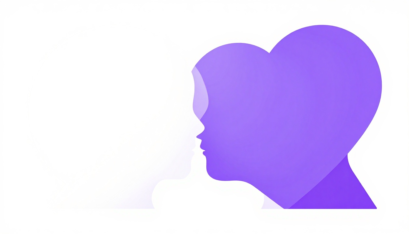 Two overlapping circles of different sizes, representing the difference between a person who is a friend and the abstract idea of friendship
