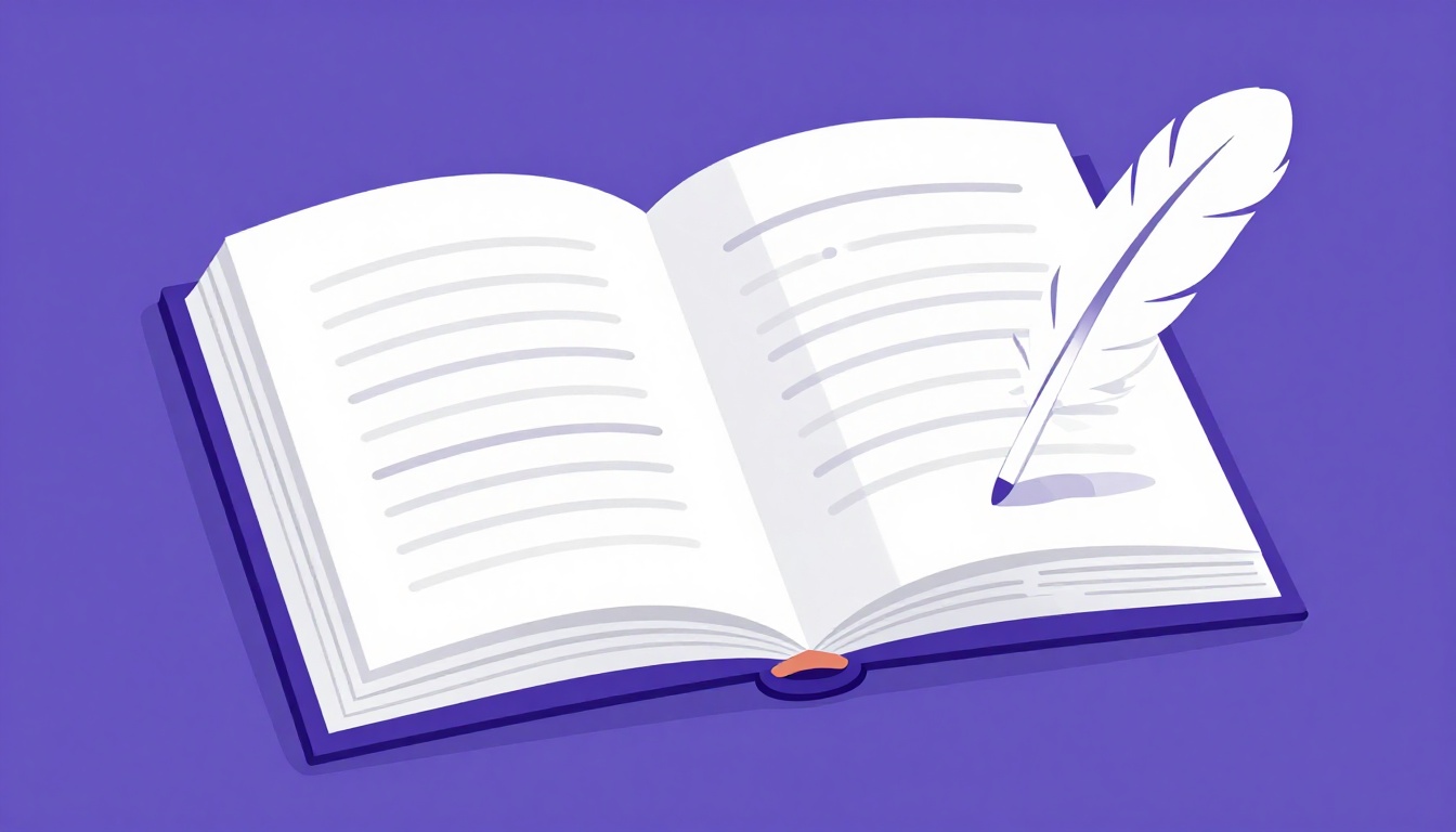 An open old book with a feather quill resting on its pages, representing traditional Portuguese proverbs about friendship