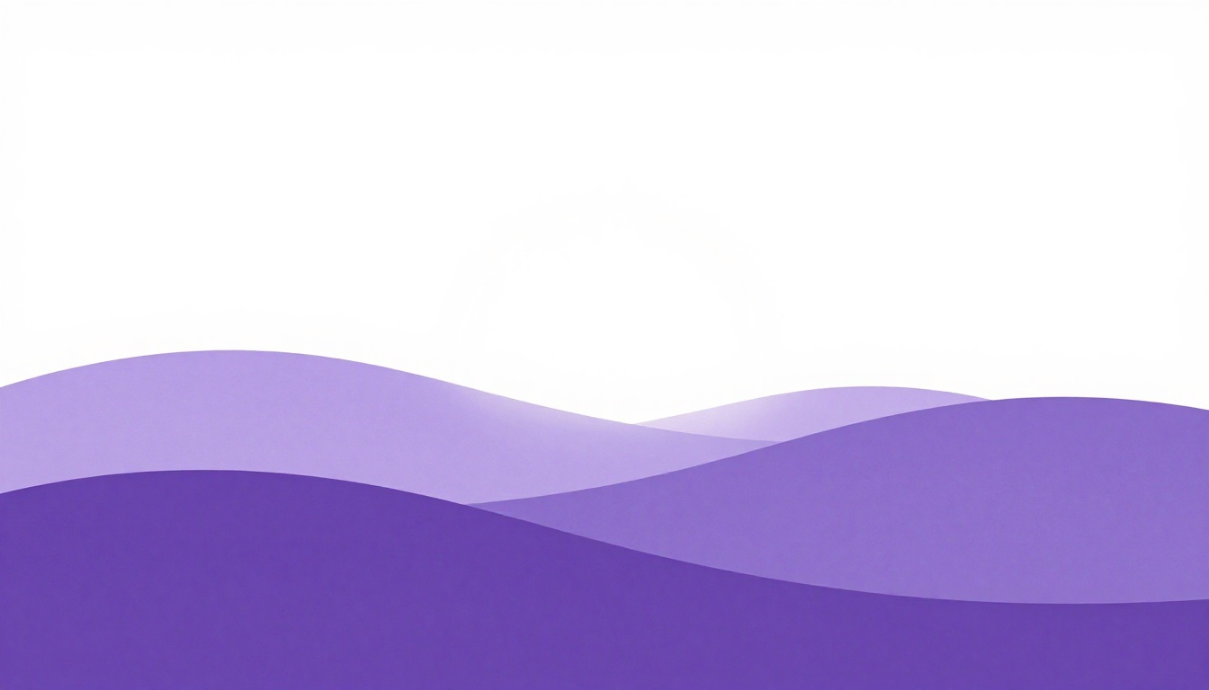 An abstract sunset over rolling hills, illustrating the fuzzy boundary between afternoon and evening greetings in Portuguese
