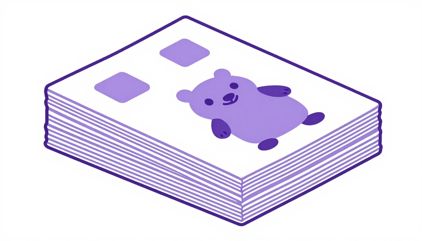 Pilha de quadrinhos em inglês simples e coloridos para iniciantes