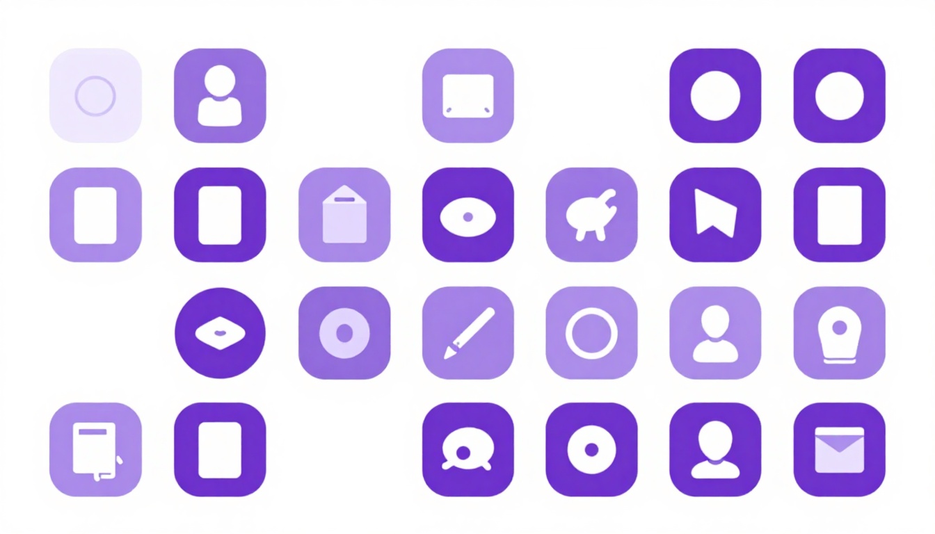 A smartphone screen showing several free language learning app icons in a neat grid