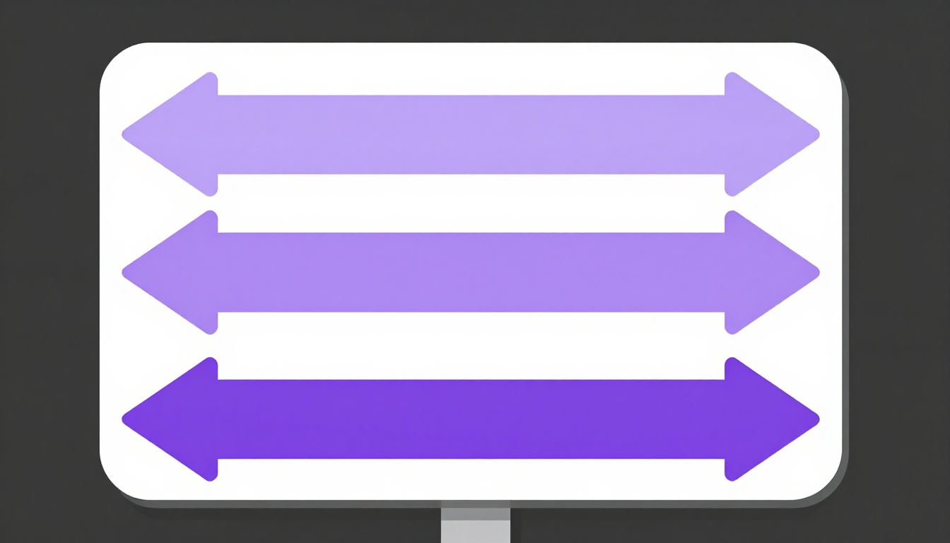 a road sign with three arrows pointing to different destinations, representing the three verb conjugation groups