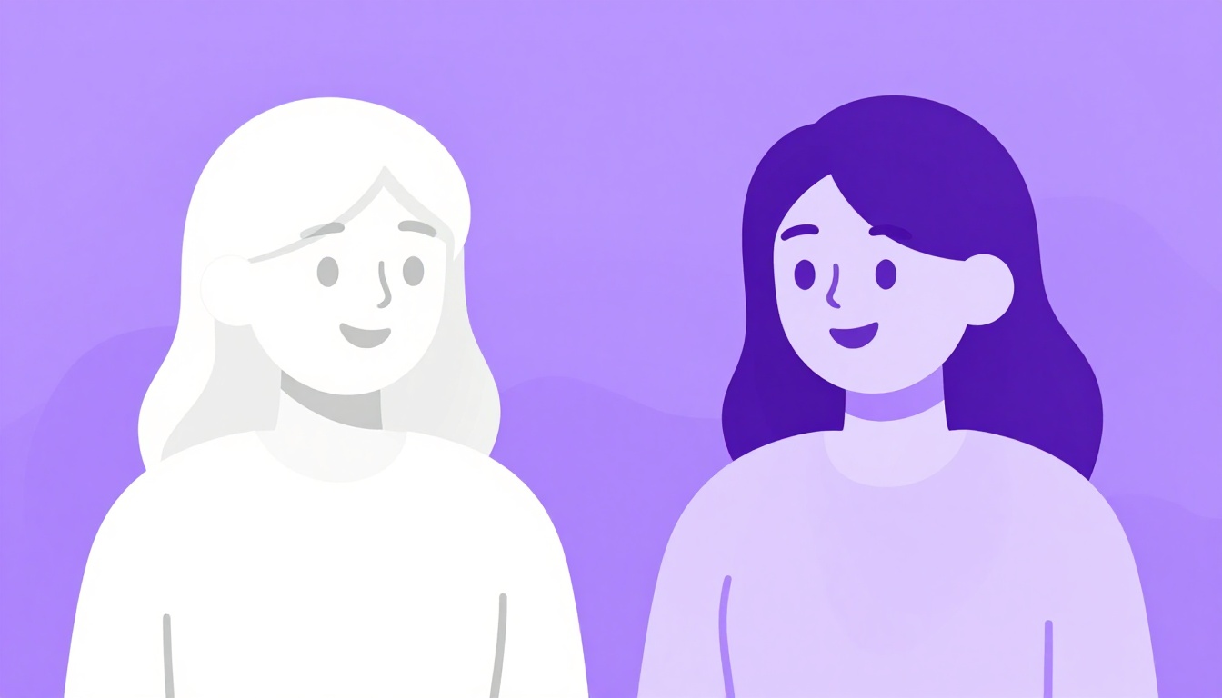Two friends smiling during a warm video call, representing real spoken language practice