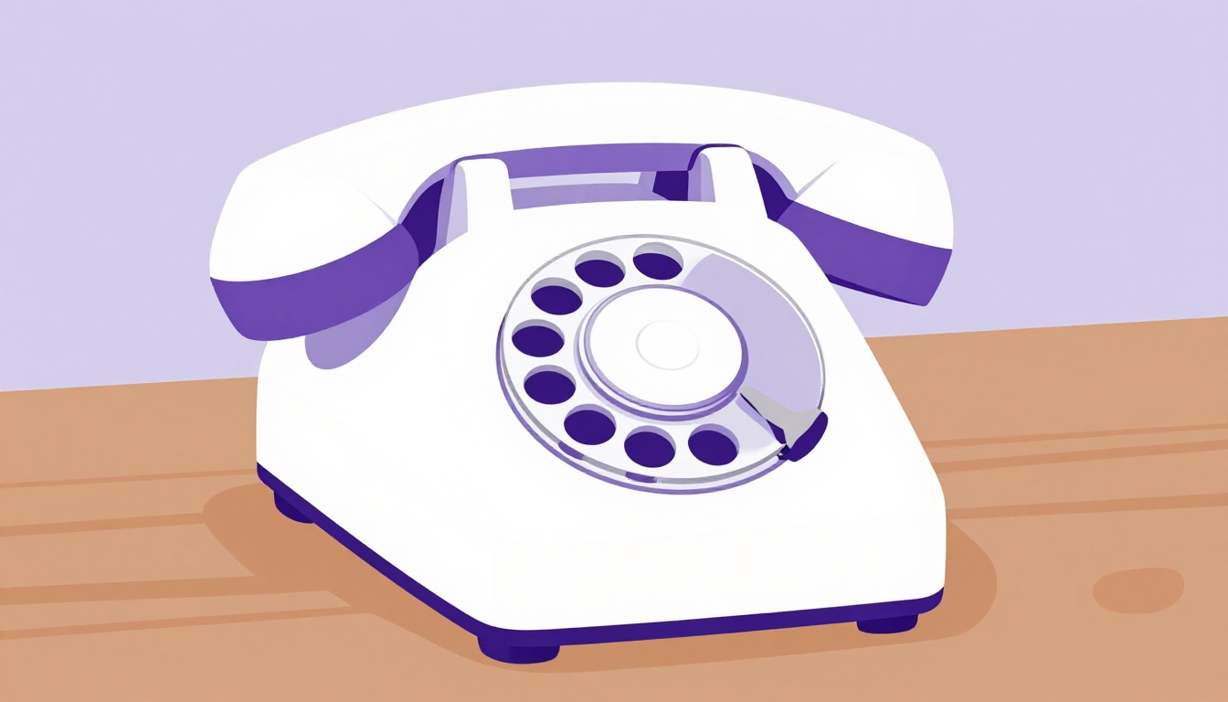 a close up of a vintage rotary telephone dial resting on a wooden table