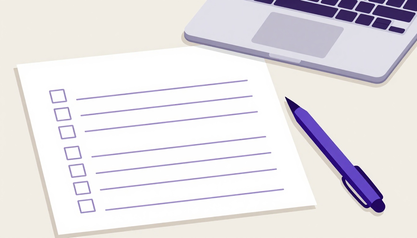 Um formulário de cadastro com opções de título Mr, Mrs, Ms, Miss e Mx para marcar, sobre uma mesa de escritório