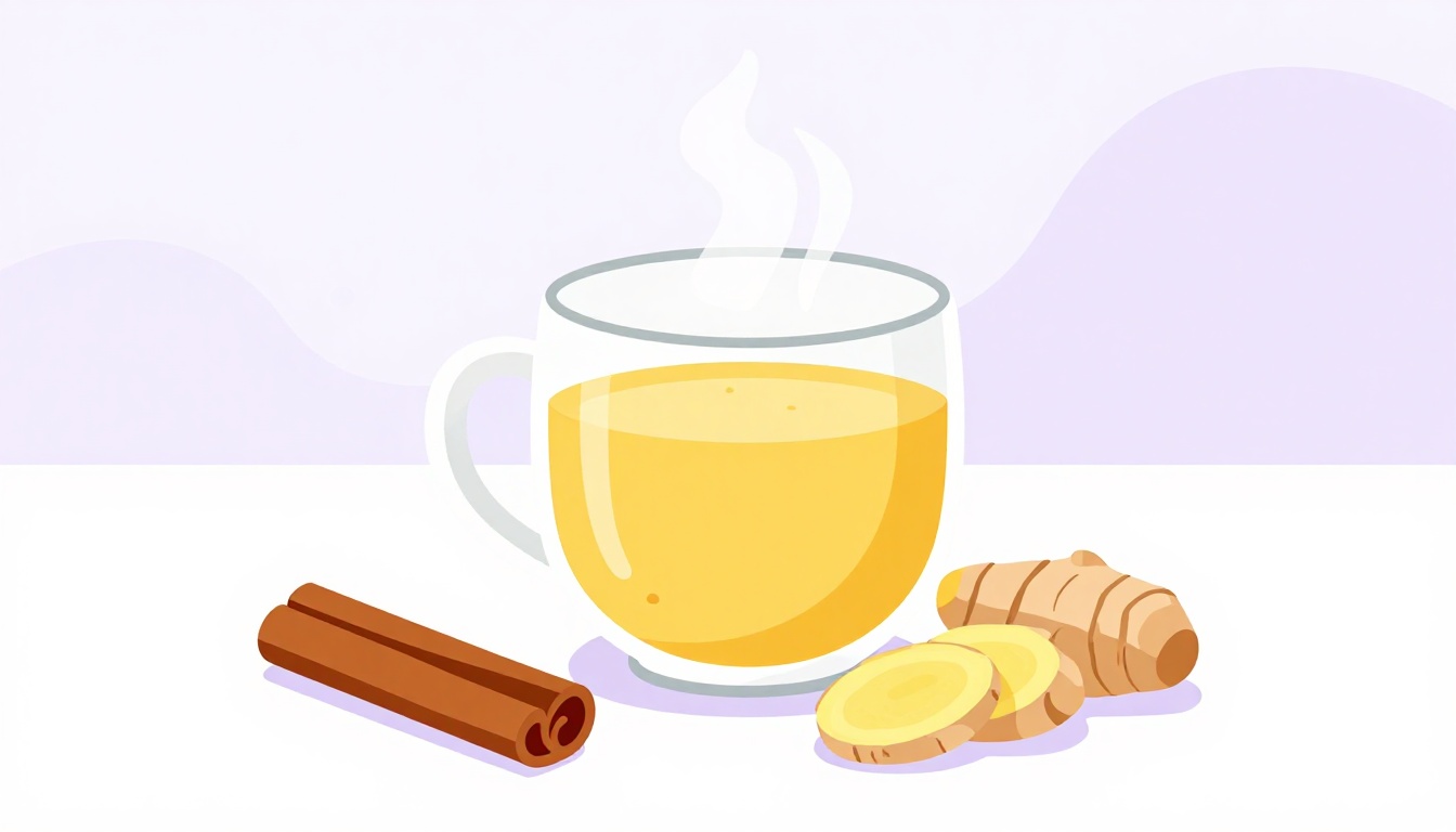 Mug of golden milk with cinnamon and ginger, called leite dourado in Portuguese